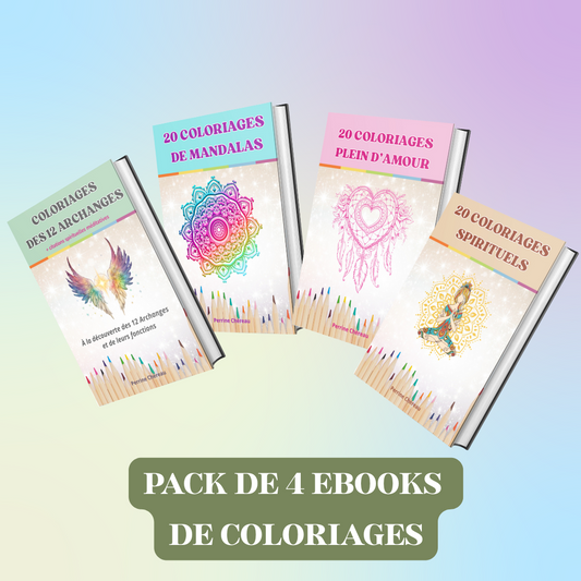 pack de 4 ebooks à télécharger en pdf
perrine chéreau thérapeute holistique
produit digital